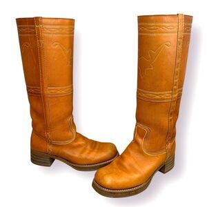 Vintage Stitched Campus Boots 8.5 not Frye but look just like them!